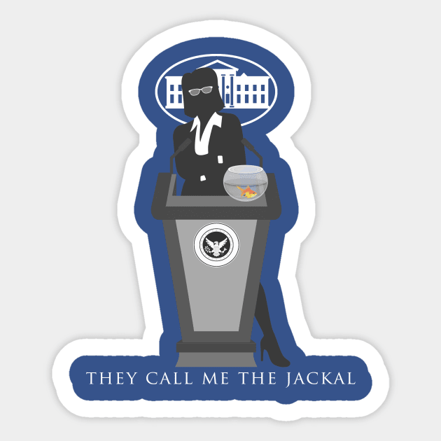 CJ Cregg - The West Wing Sticker by JillKoy